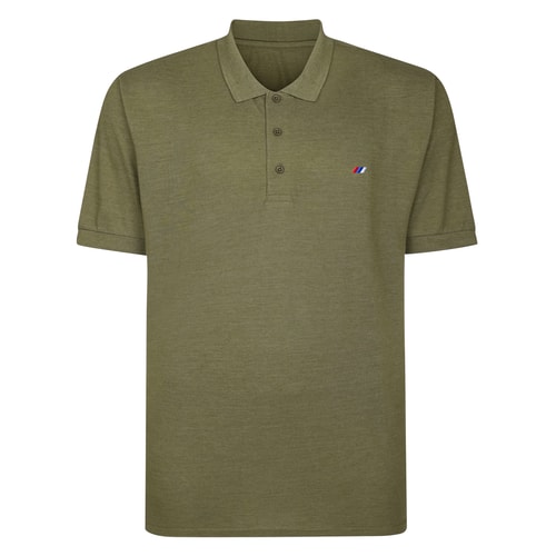 Bigdude Marl Polo Shirt Green
