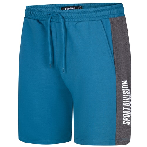 Bigdude Sport Division Loopback Jogger Shorts Petrol