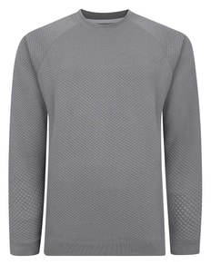 Bigdude Textured Jumper Slate Tall