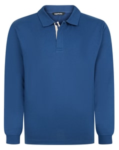 Bigdude Rugby Style Jumper Midnight Blue Tall