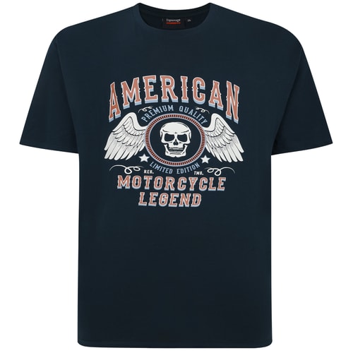 Espionage Motorcycle Legend Print T-Shirt Green