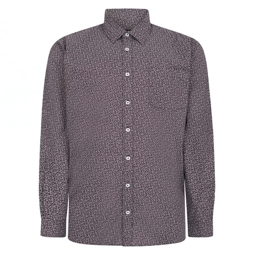 Bigdude Long Sleeve Shirt Burgundy