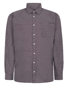 Bigdude Long Sleeve Shirt Burgundy