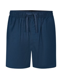 Bigdude Linen Mix Shorts Navy