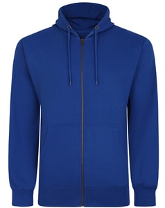 Bigdude Original Full Zip Hoody Royal Blue Tall