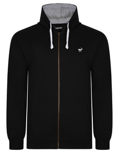 Bigdude Fleece Full Zip Hoody Black