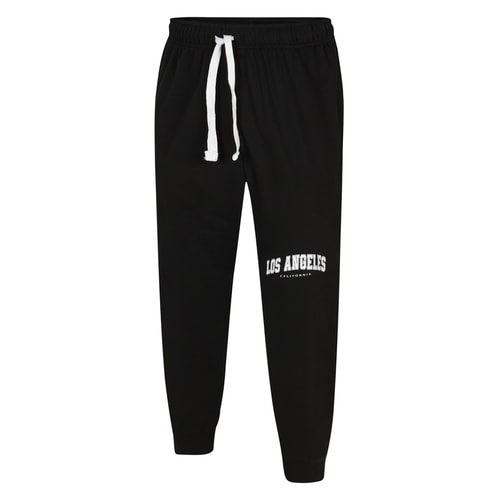 Bigdude Printed Joggers Black