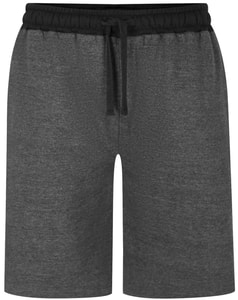 Bigdude Contrast Sweat Shorts Charcoal Marl