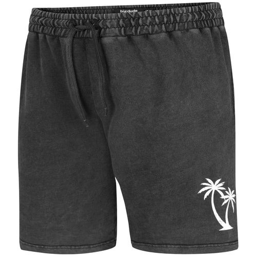 Bigdude Washed Look Shorts Black