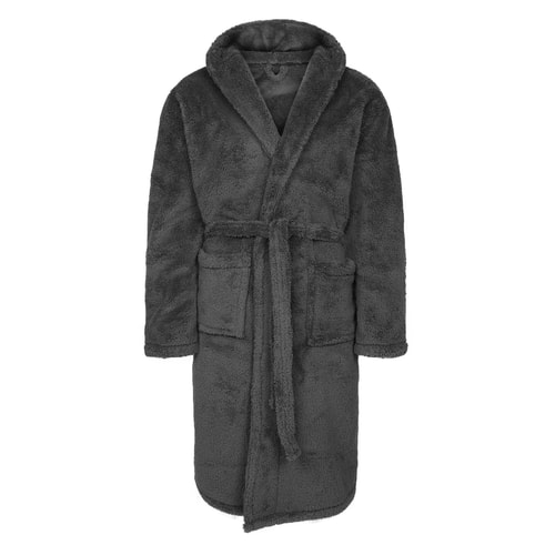 Bigdude Borg Dressing Gown Charcoal