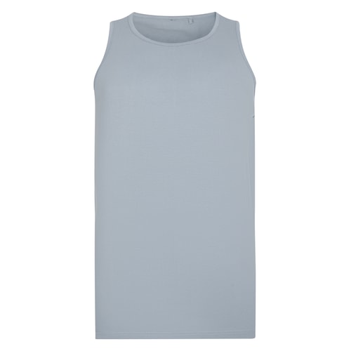 Bigdude Plain Vest Light Blue Tall