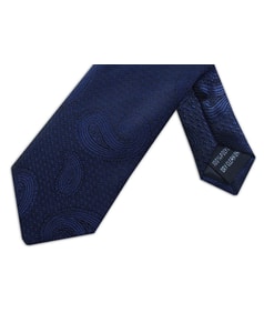 Knightsbridge Extra Long Paisley Tie Navy