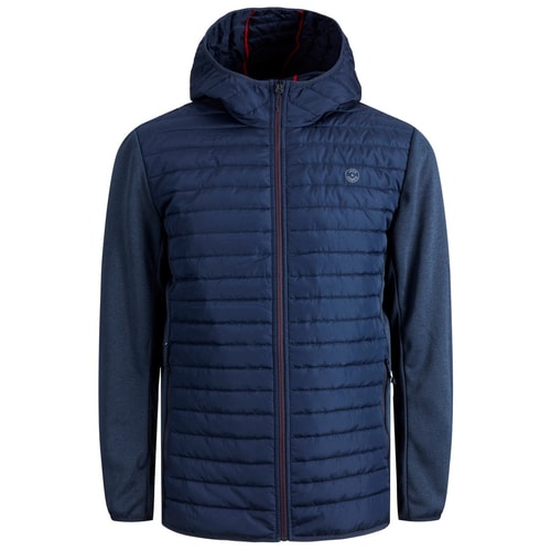 Jack & Jones Softshell Hooded Quilted Jacket Navy Blazer