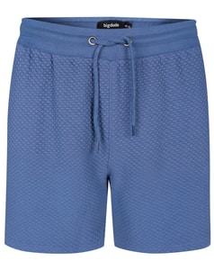 Bigdude Textured Shorts Dusty Blue