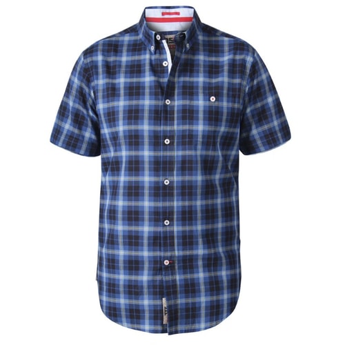 D555 Watson Check Shirt Navy