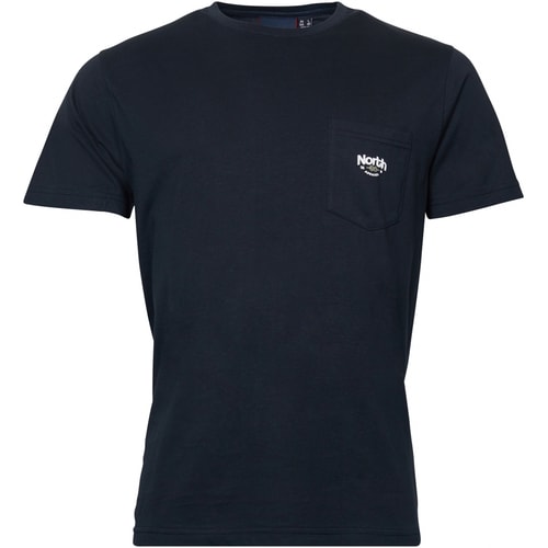 Replika Printed Pocket T-Shirt Black