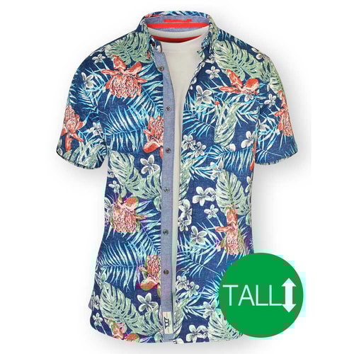 D555 Enrique Short Sleeve Shirt & T-shirt Combo Tall
