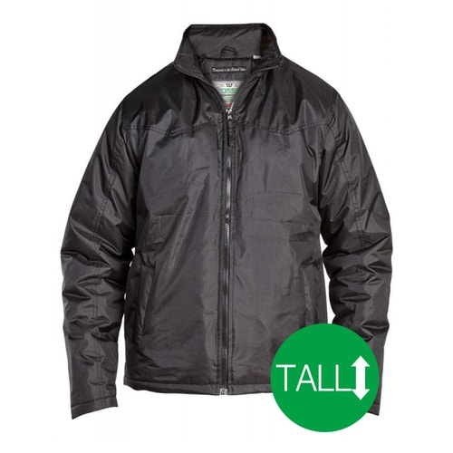 D555 Cassian Black Padded Jacket - Tall