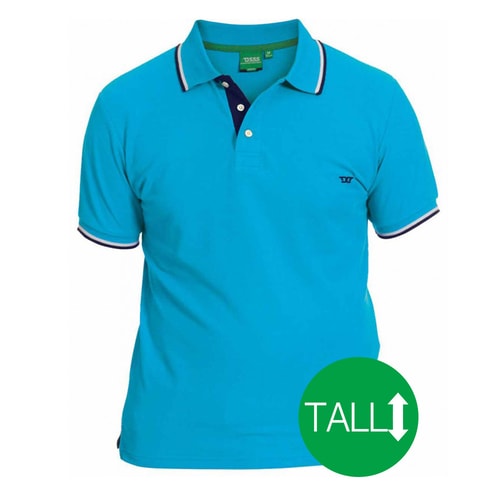D555 Racer Blue Polo Shirt
