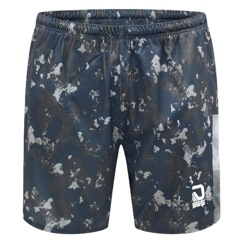 D555 Collins Dry Wear Elasticated Shorts With Compression Lining Camo