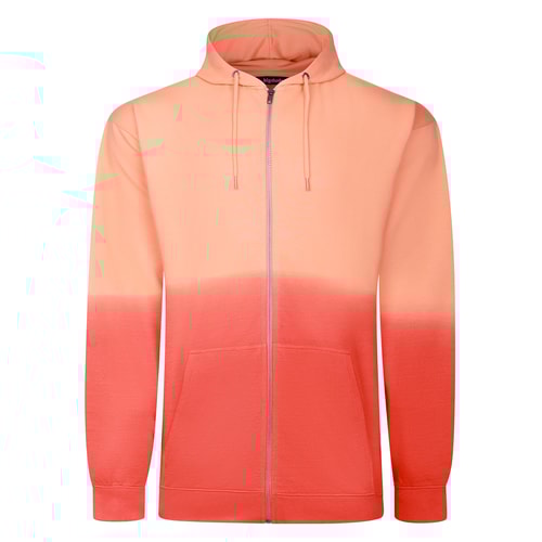 Bigdude Ombre Zip Hoody Apricot