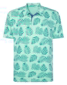 Bigdude Allover Print Polo Shirt Jelly Mint