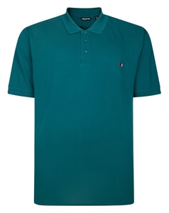 Bigdude Embroidered Logo Polo Shirt Green Tall