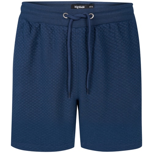 Bigdude Textured Shorts Navy