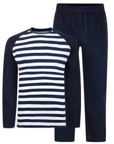 Bigdude Cotton PJ Set Navy