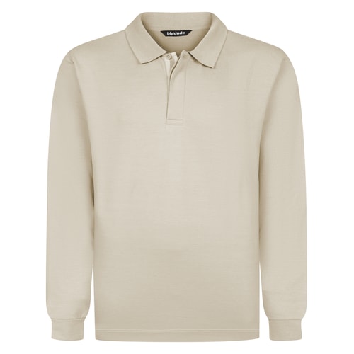 Bigdude Rugby Style Jumper Stone