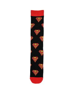 Official Superman 1 Pack Socks Black