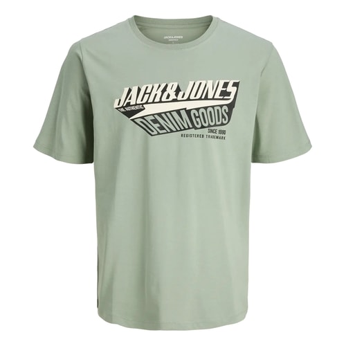 Jack & Jones Denim Goods Logo T-Shirt Iceberg Green