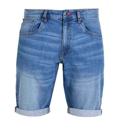 D555 Griffin Stretch Denim Shorts Stonewash