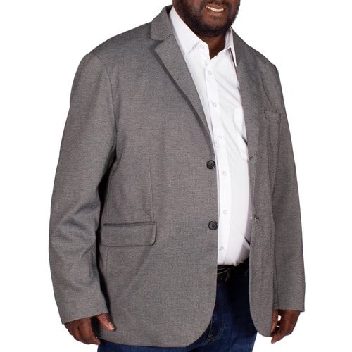 Tooting & Brow Textured Blazer Charcoal