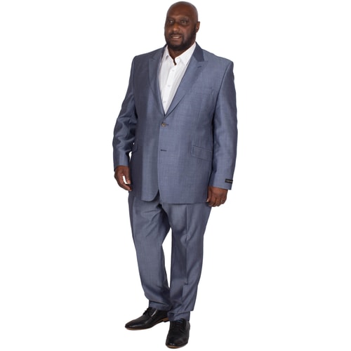 Hugo James Hazan Suit Blue Mohair