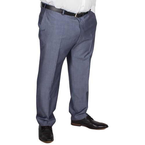 Hugo James Hazan Trousers Blue Mohair