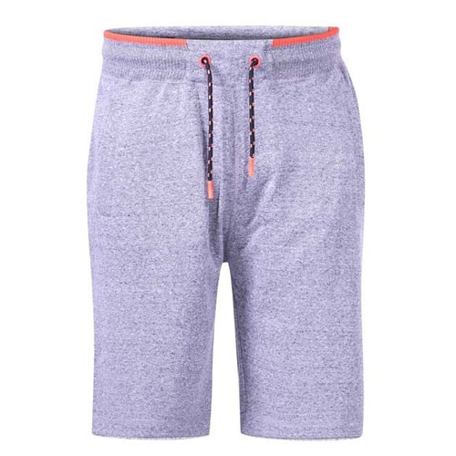D555 Electra Ribbed Waist Fleece Shorts Charcoal