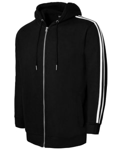 Bigdude Twin Stripe Hoody Black
