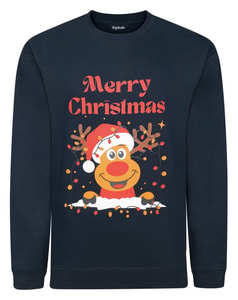 Bigdude Christmas Sweatshirt Navy