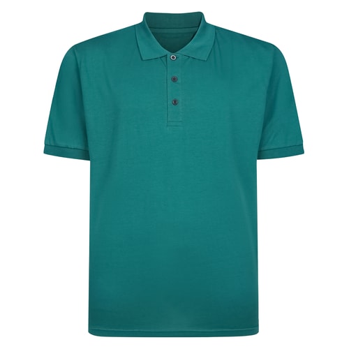 Bigdude Soft Jersey Summer Polo Shirt Teal