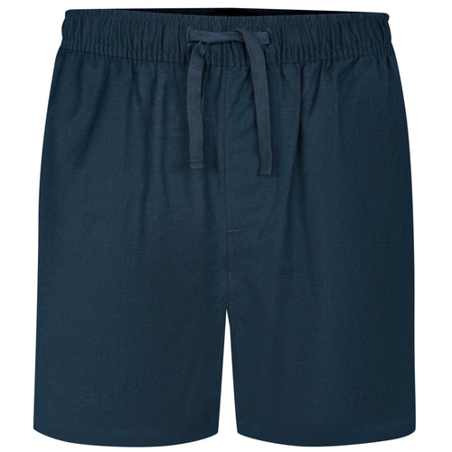 Bigdude Linen Mix Shorts Navy
