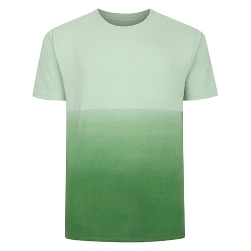 Bigdude Ombre T-Shirt Green Tall