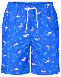 Bigdude Flamingo Swim Shorts Royal Blue