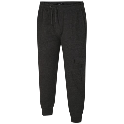 Bigdude Lightweight Cargo Joggers Charcoal