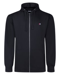 Bigdude Super Lightweight Full Zip Hoody With Logo Black