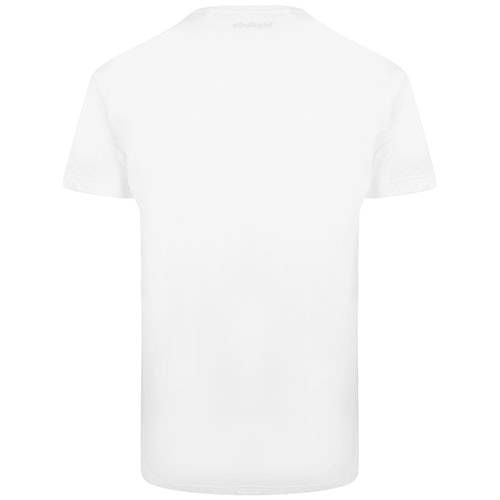 Bigdude Plain V-Neck T-Shirt White Tall