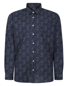 Bigdude Long Sleeve Shirt Navy