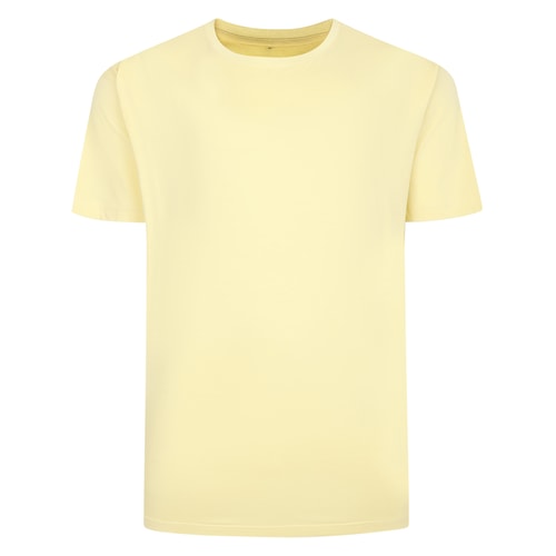 Bigdude Plain T-Shirt Pale Yellow