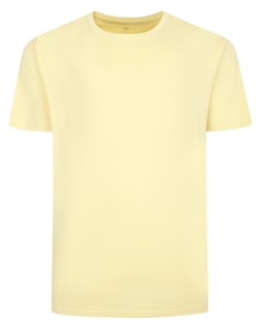 Bigdude Plain T-Shirt Pale Yellow
