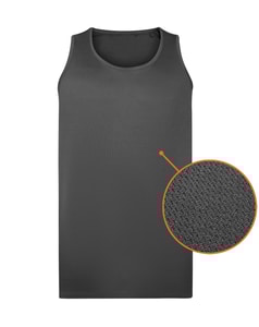 Bigdude Lightweight Gym Vest Charcoal
